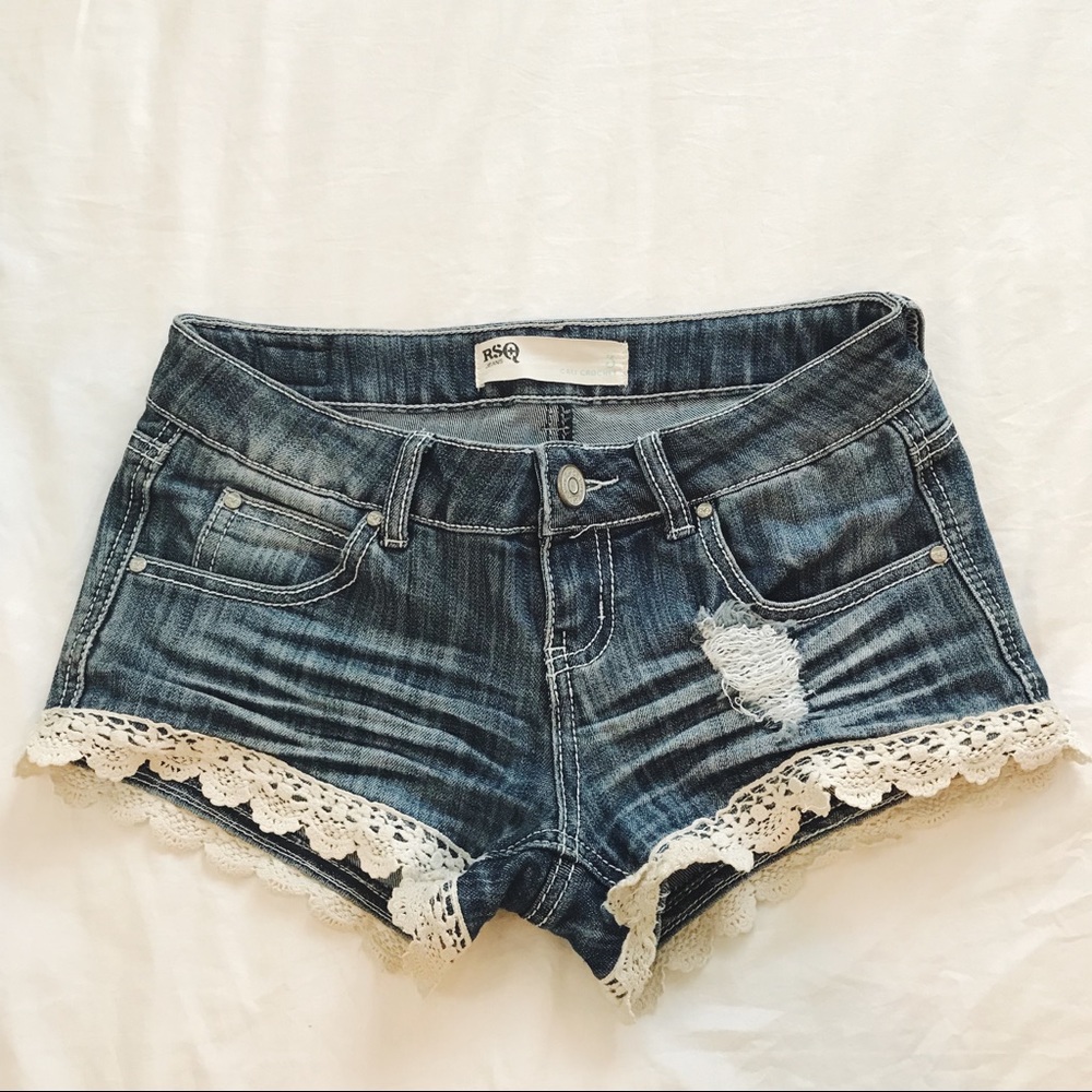 Size 3 Lacy Jean Shorts